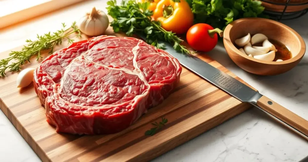 essential tools for preparing beef round steak